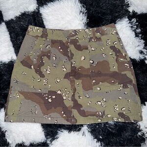 Better Be Camouflage Mini Skirt